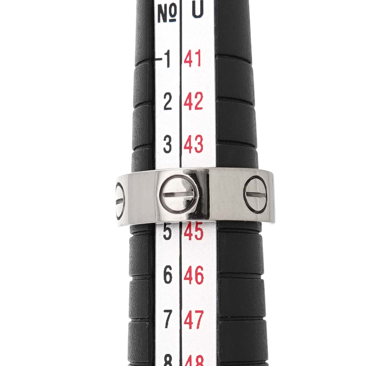 Love Ring 18K White Gold 750 size45 2.75-3(US)