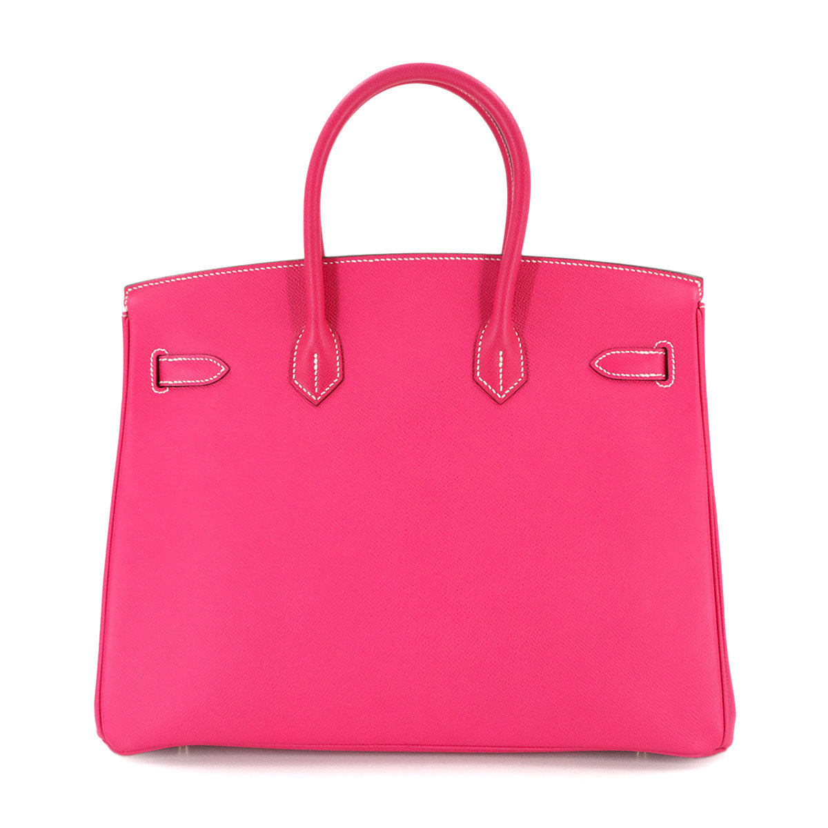Birkin 35 Epsom Rose Tyrien Hand Bag Purse Pink