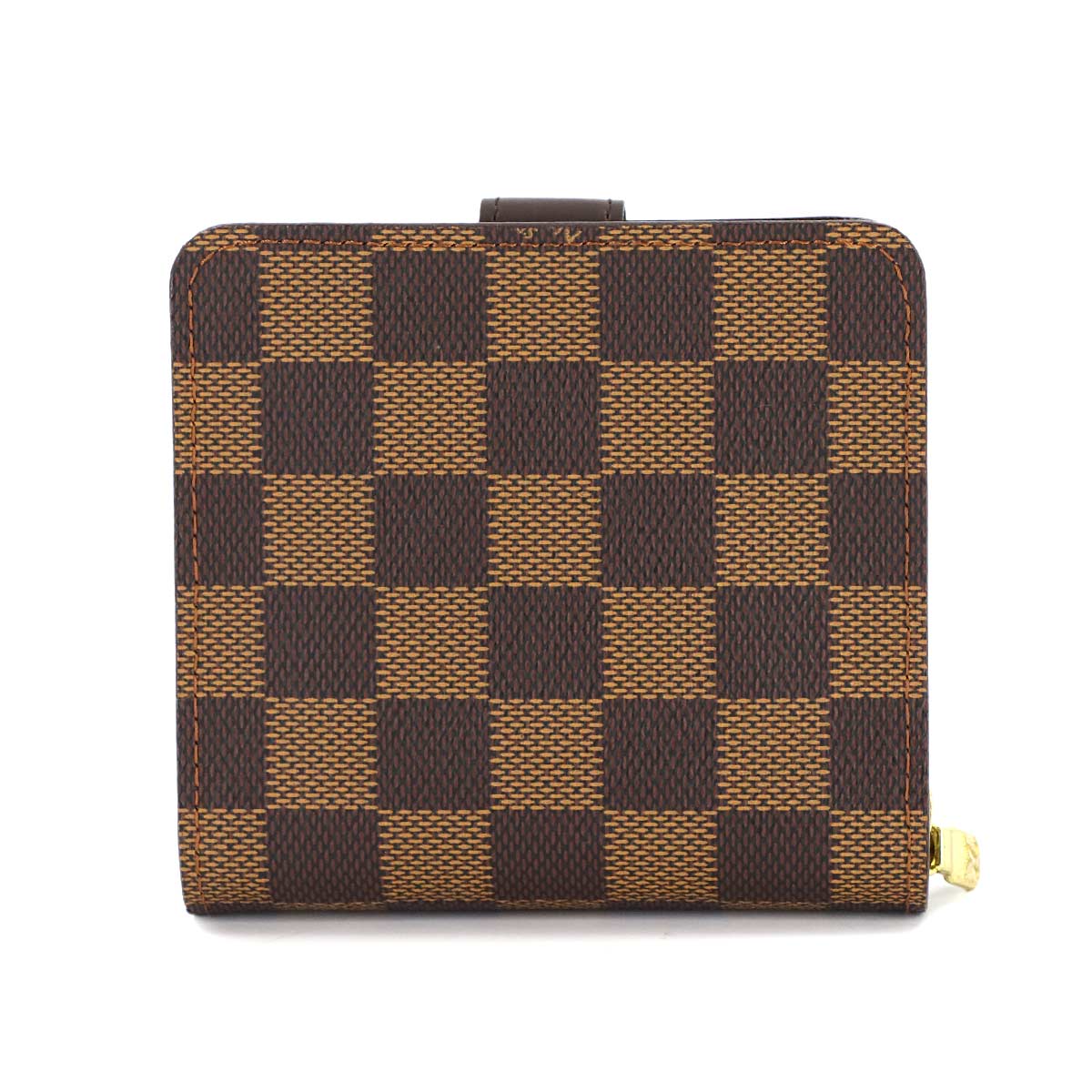 Damier Conpact Zip Wallet Ebene N61668 Purse