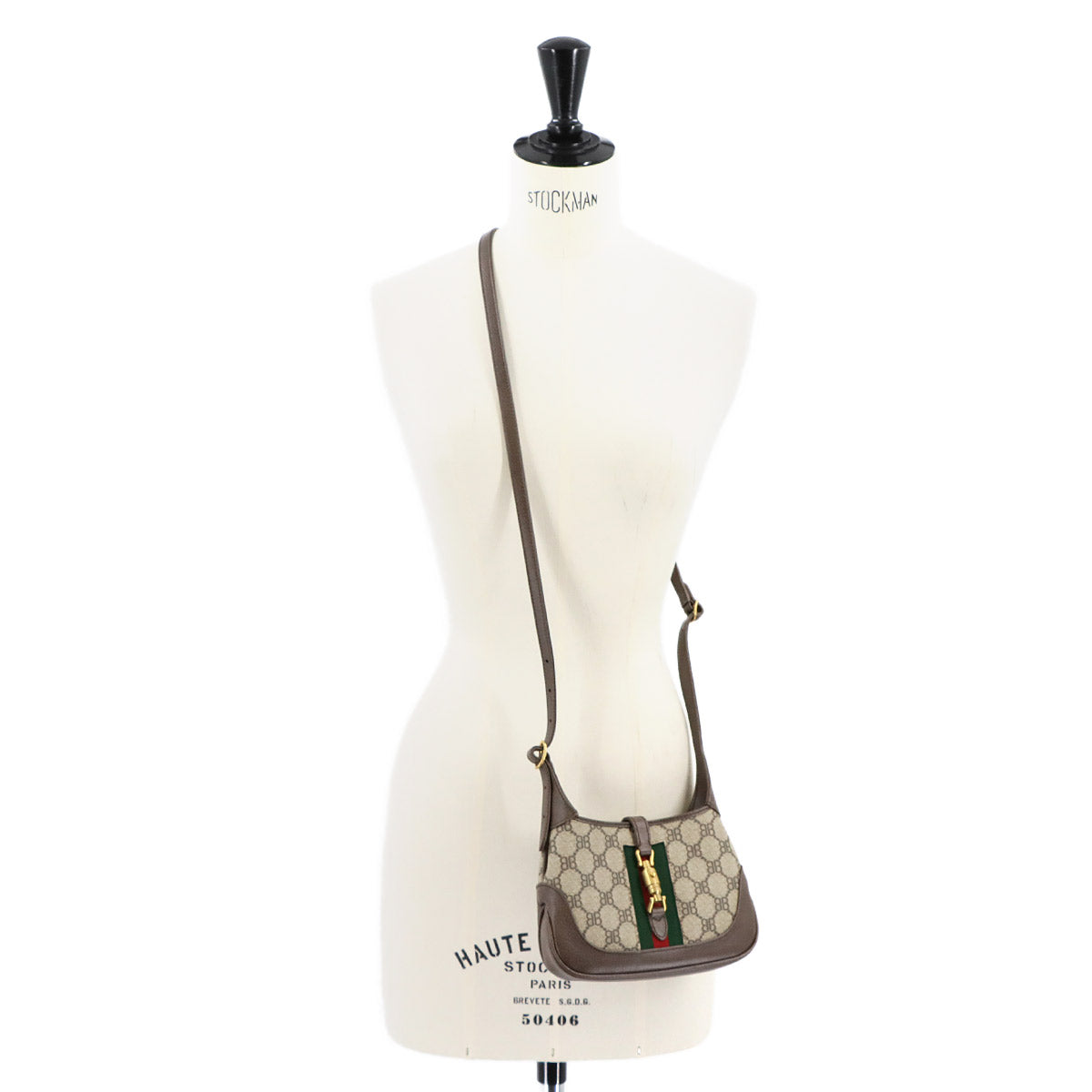 The Hacker Project Jackie 1961 Hand Shoulder Bag Beige 680132