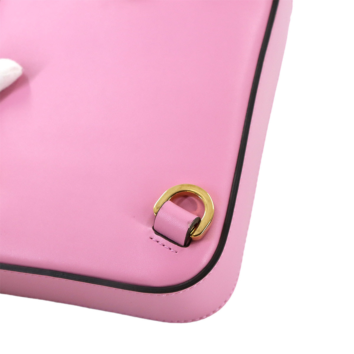 Bamboo Mini Backpack Hand Shoulder Bag Leather Pink 702106 Purse