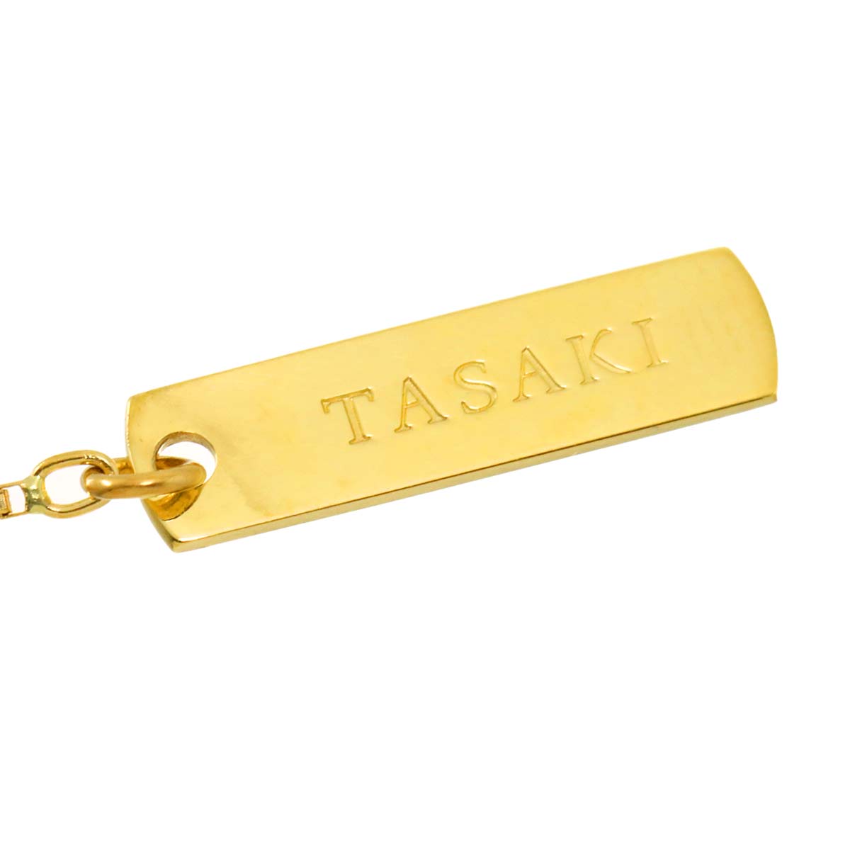 Akoya Pearl 7.2-4.6mm Diamond 0.05ct Necklace 18K YG 750