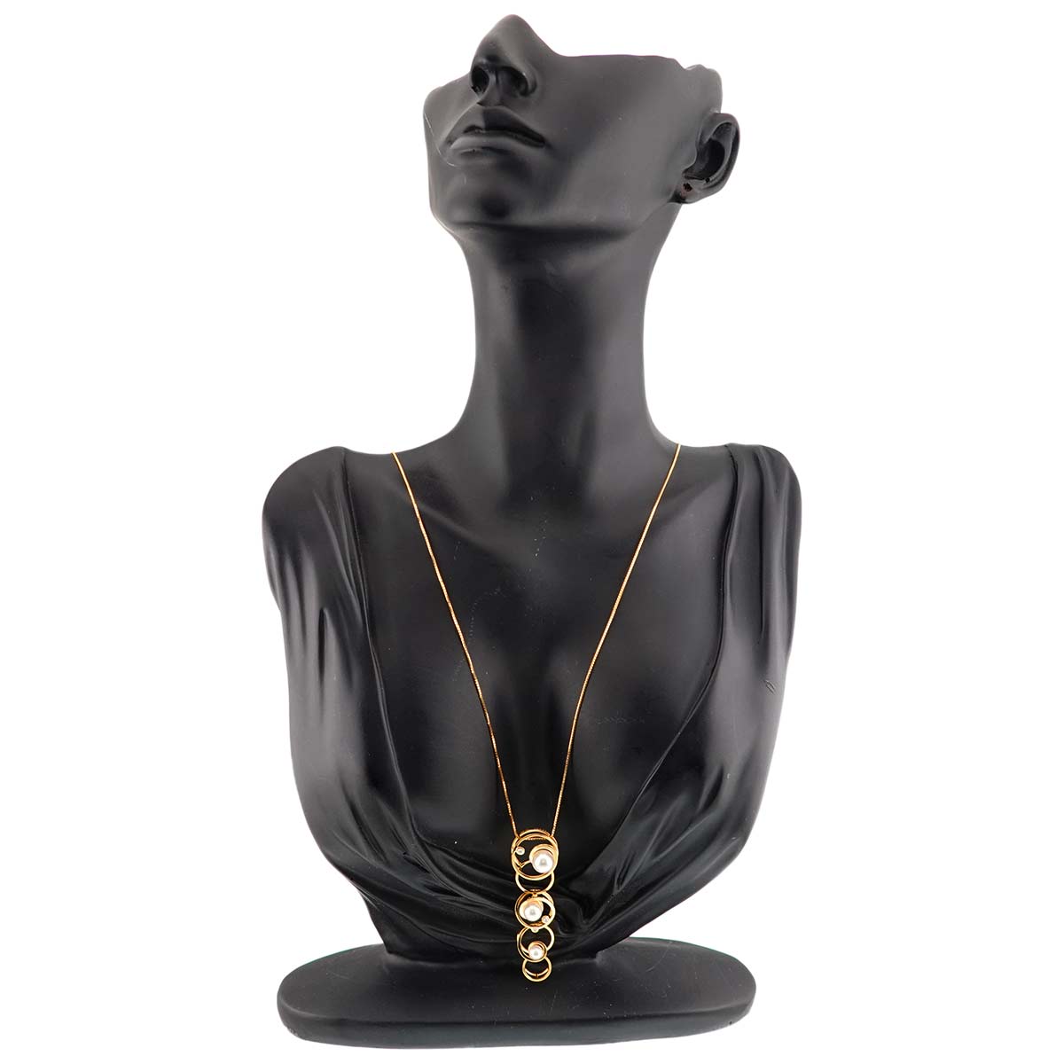 Akoya Pearl 7.2-4.6mm Diamond 0.05ct Necklace 18K YG 750