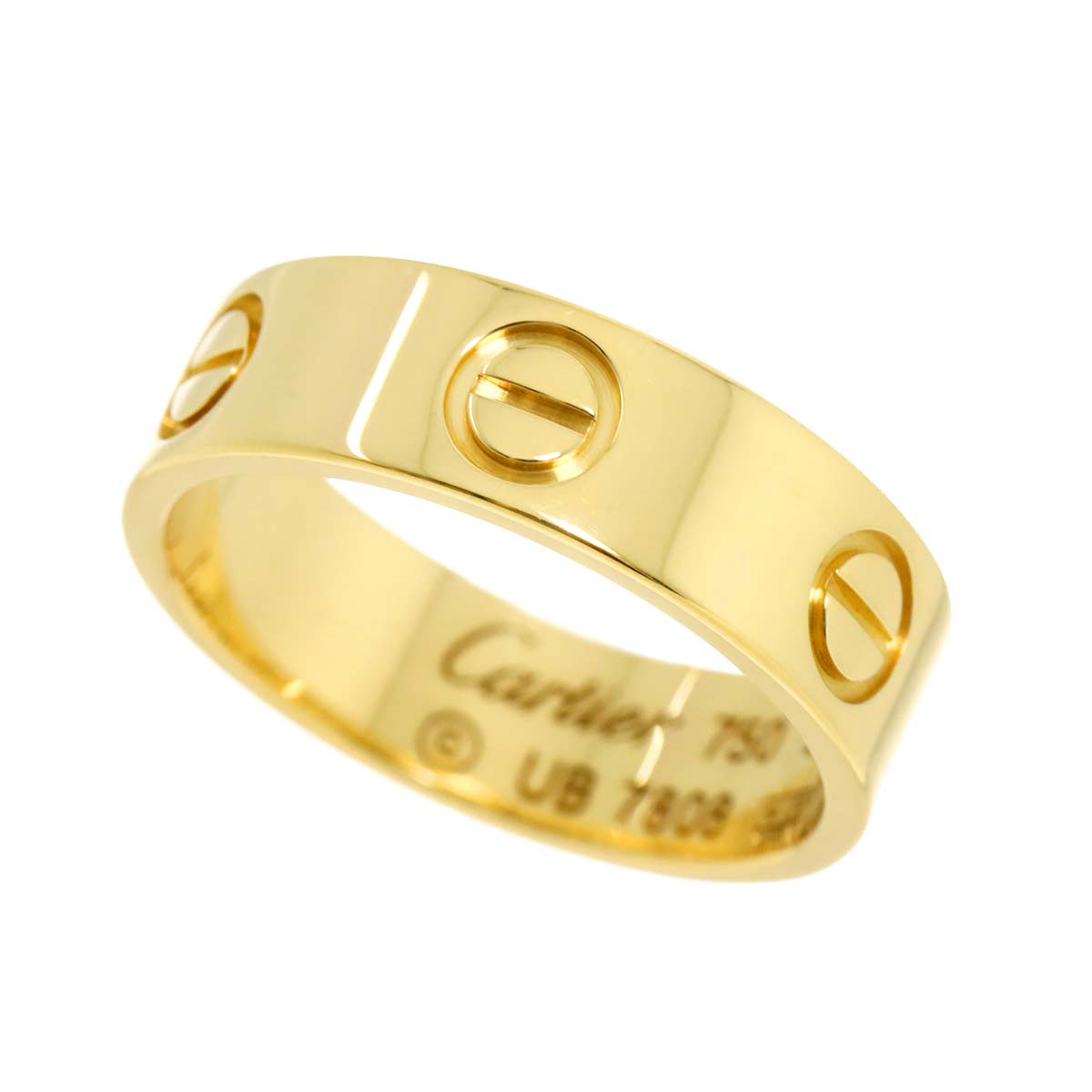 Love Ring 18K Yellow Gold 750 size51 5.25(US)