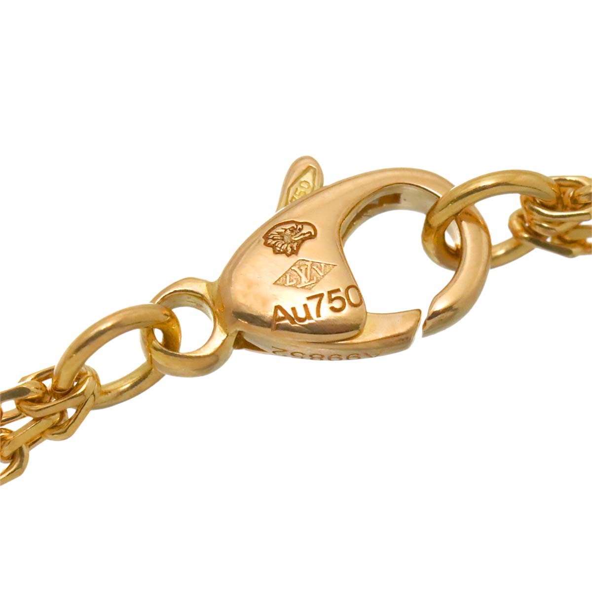 Pendentif Empreinte Necklace 18K YG WG PG 750