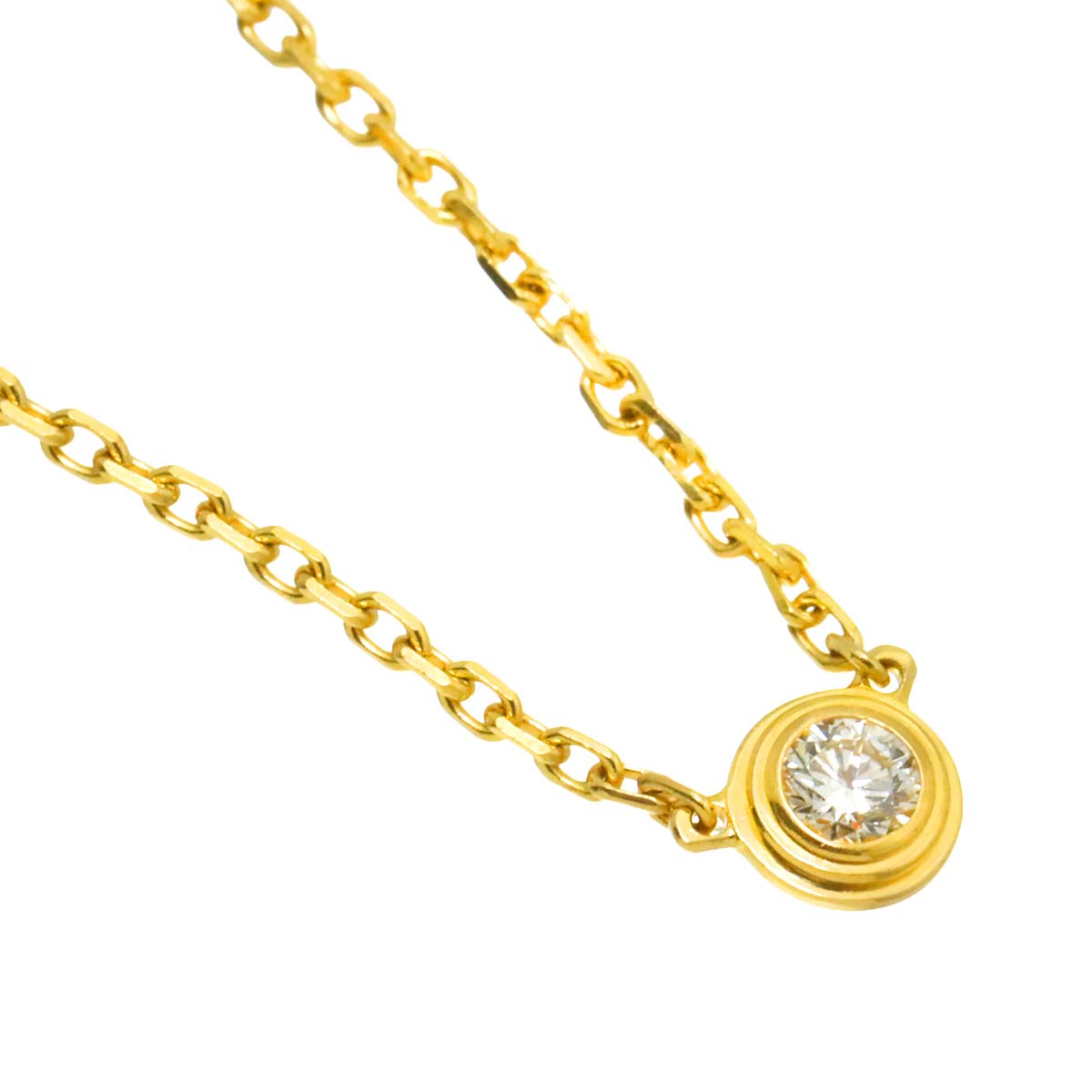 d Amour Diamond Necklace XS 18K Yellow Gold 750