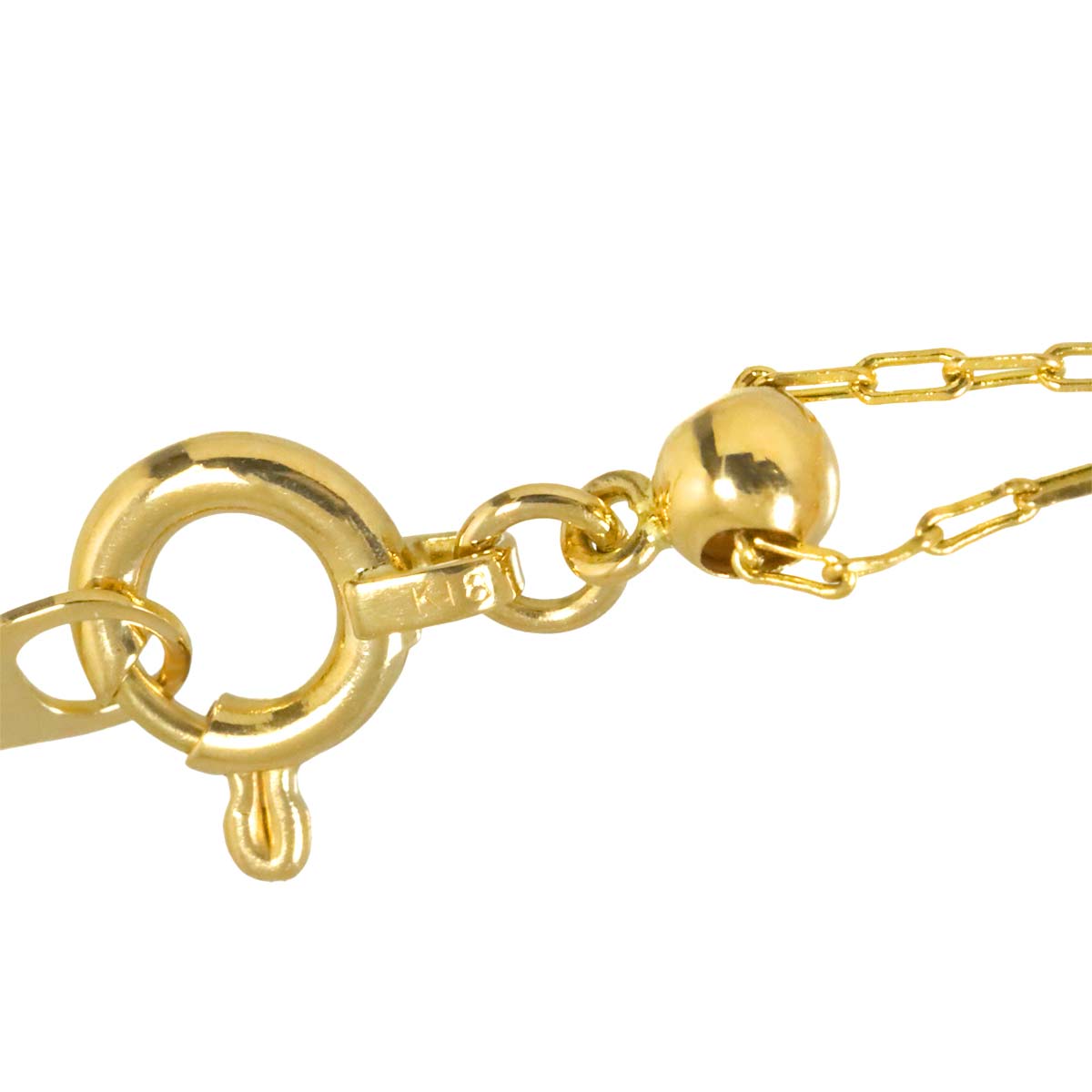 Diamond 0.50ct Necklace 18K YG Yellow Gold 750
