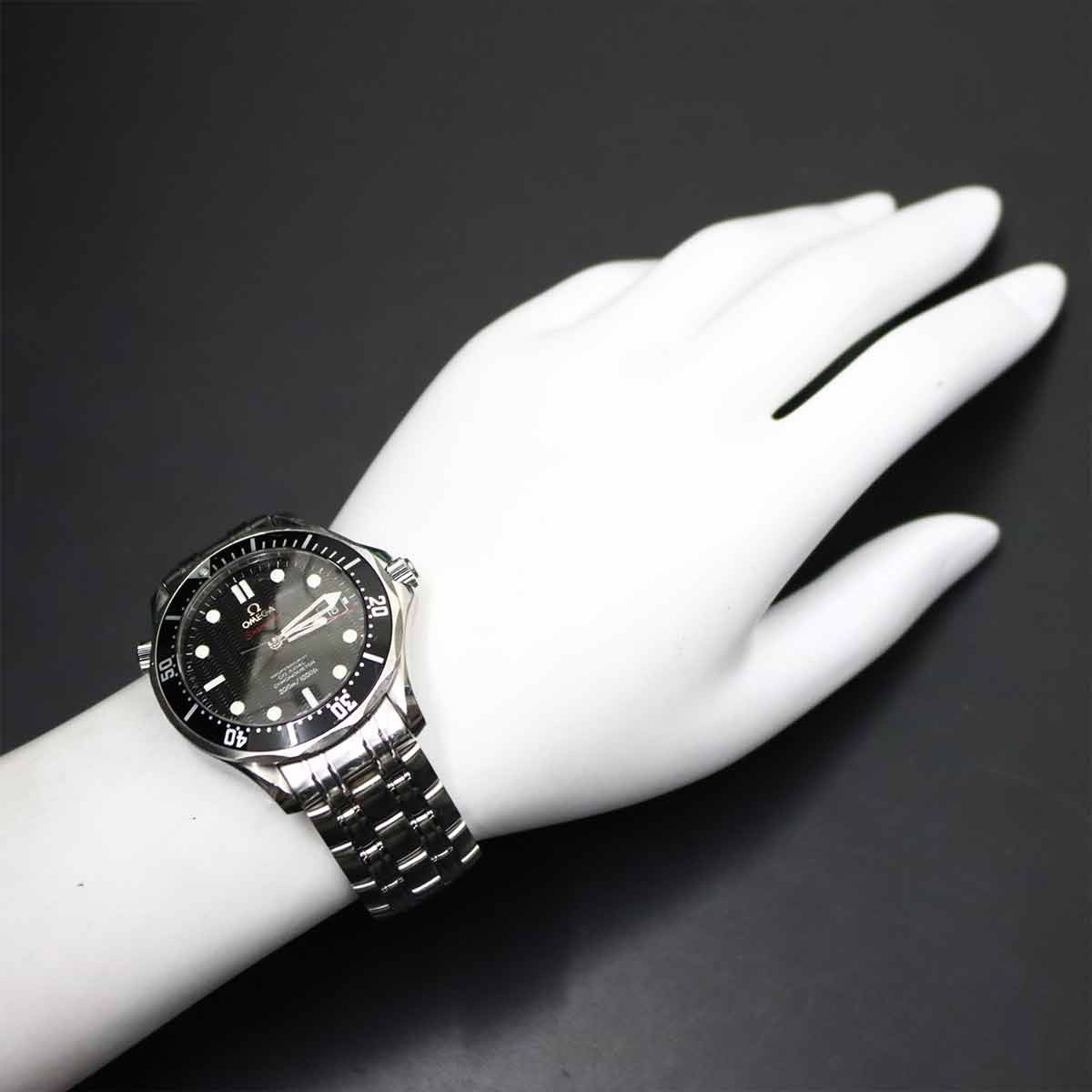 Seamaster 212 30 41 20 01 002 Co-Axial Date Black Dial Mens