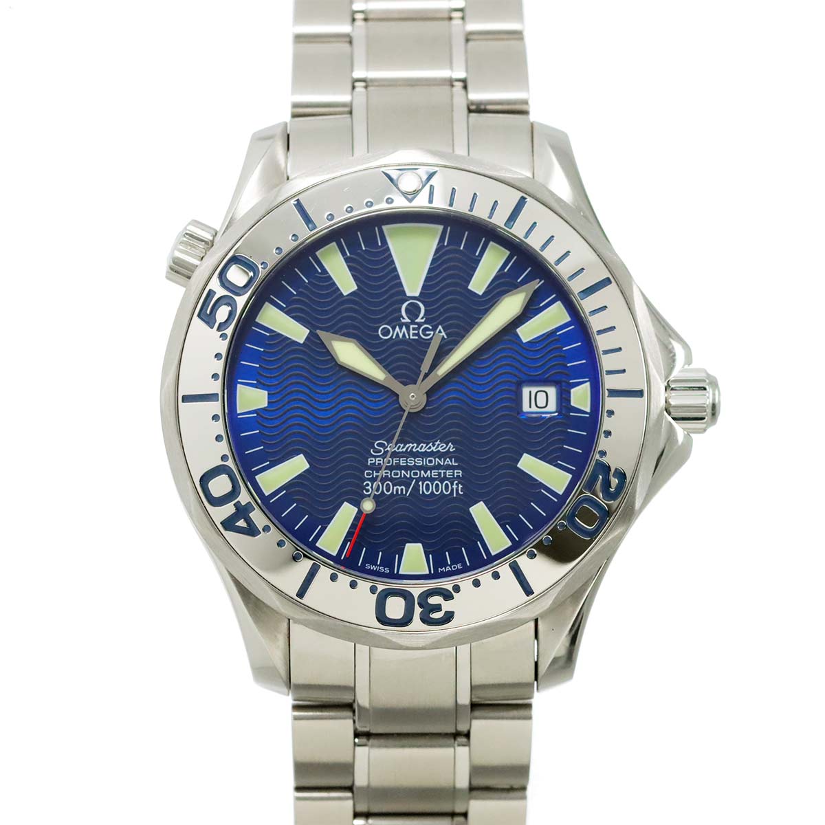 Seamaster Professional 300 2255 80 Mens Watch Date Blue Dial