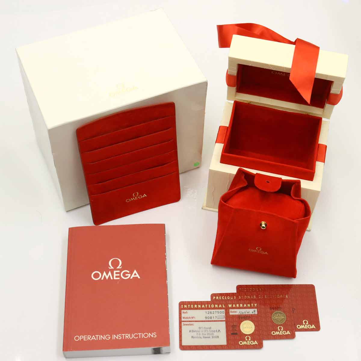 Constellation mini 1262.75 12P Diamond 750 YG White Shell Dial