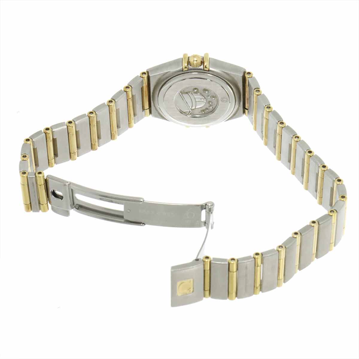 Constellation mini 1262.75 12P Diamond 750 YG White Shell Dial