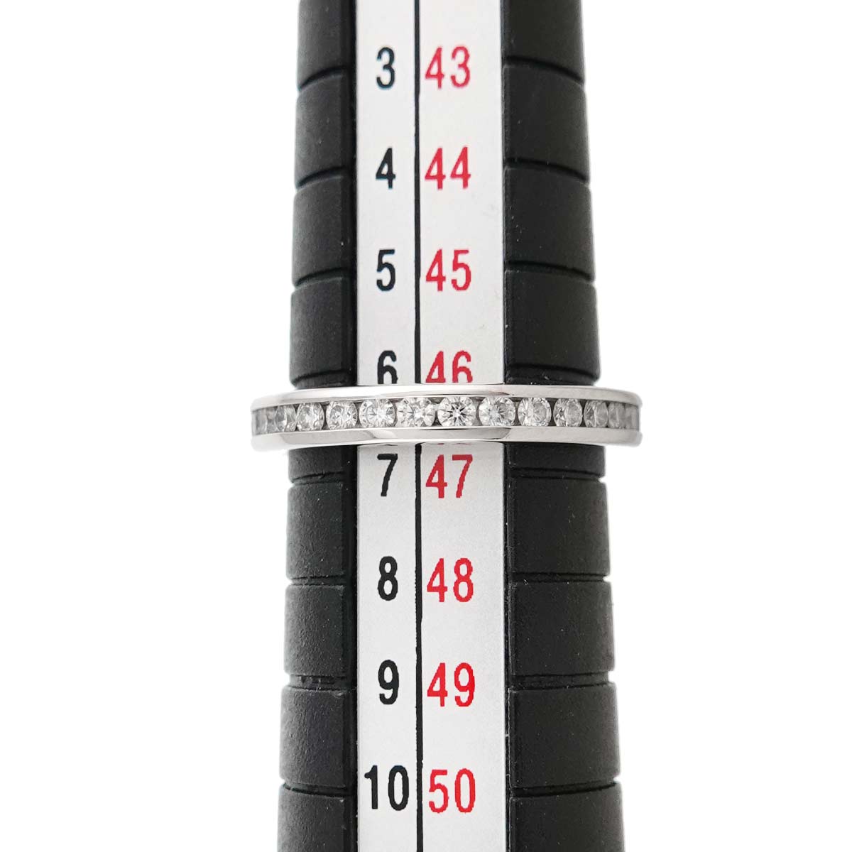 Full Etanity band Ring Diamond Platinum Size3.75-4(US)