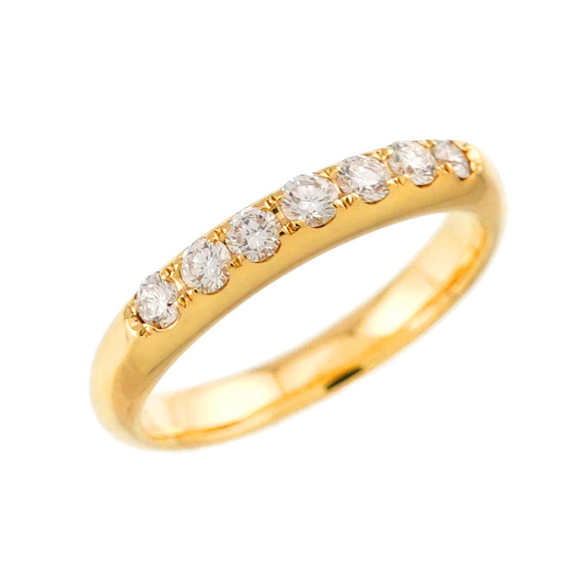 Diamond 0.25ct Ring 18K YG 750 Size5.25(US)