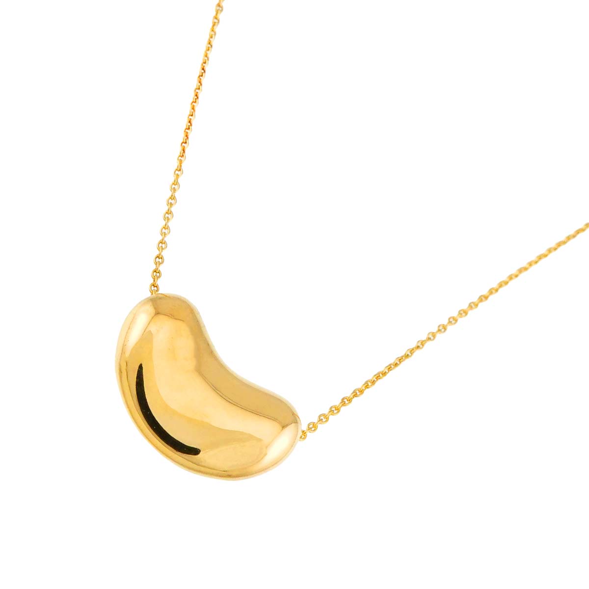 Bean Necklace 18K Yellow Gold 750