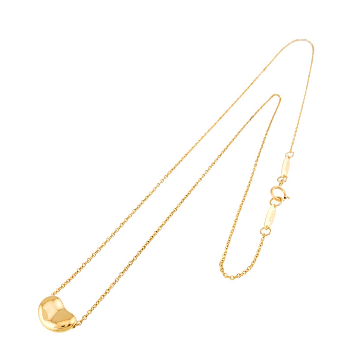 Bean Necklace 18K Yellow Gold 750
