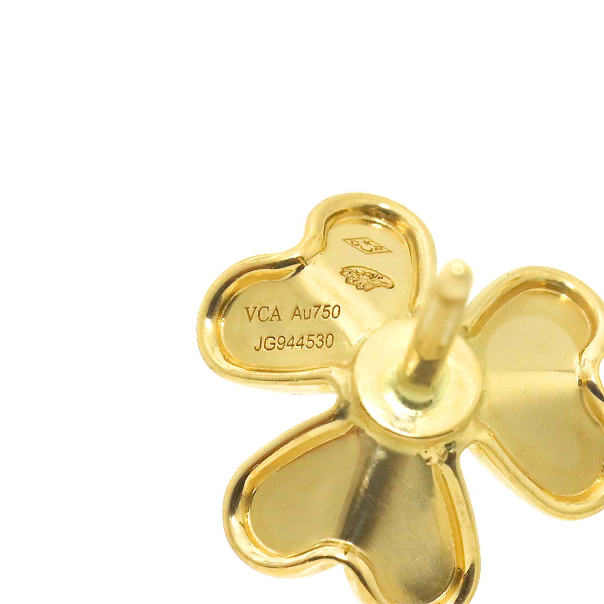 FRIVOLE Emerald Mini Earrings Pierced 18K YG 750