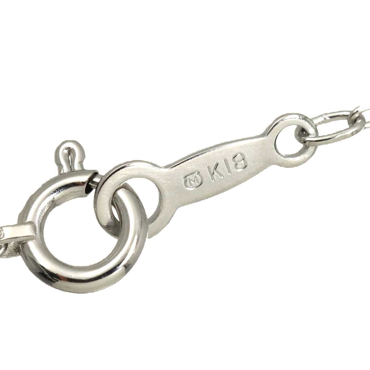 Baby Pearl 4.7mm Necklace 18K White Gold 750