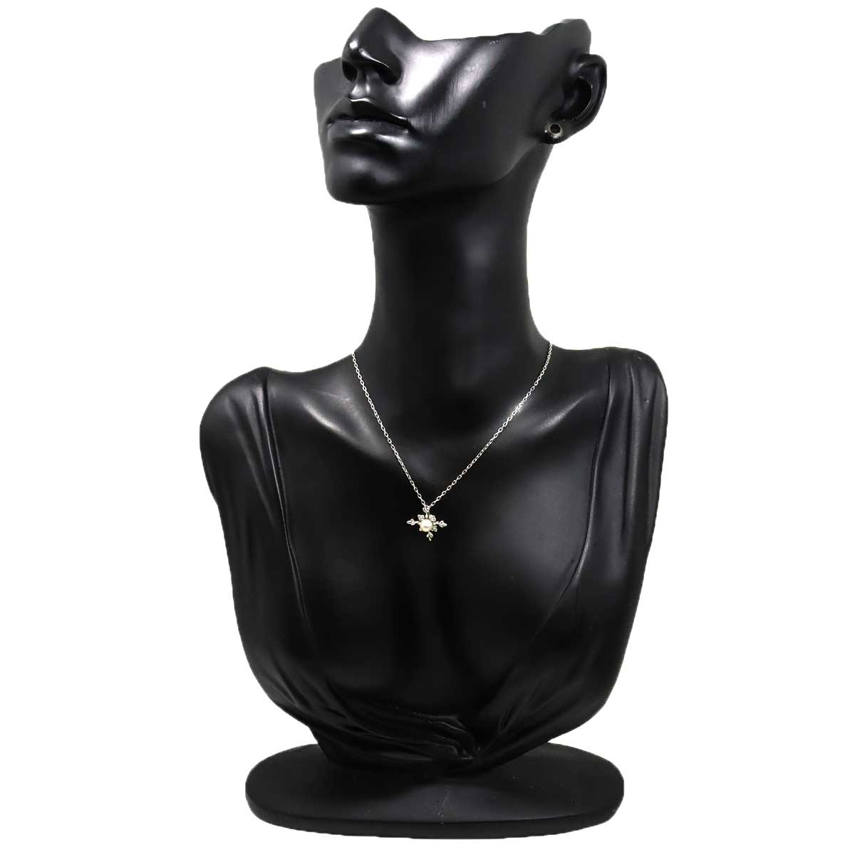 Baby Pearl 4.7mm Necklace 18K White Gold 750