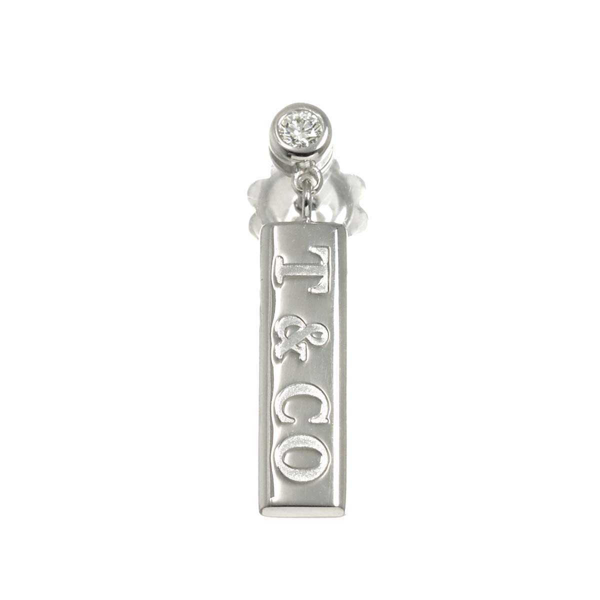 Diamond Earring 18K WG 750 One Piece only