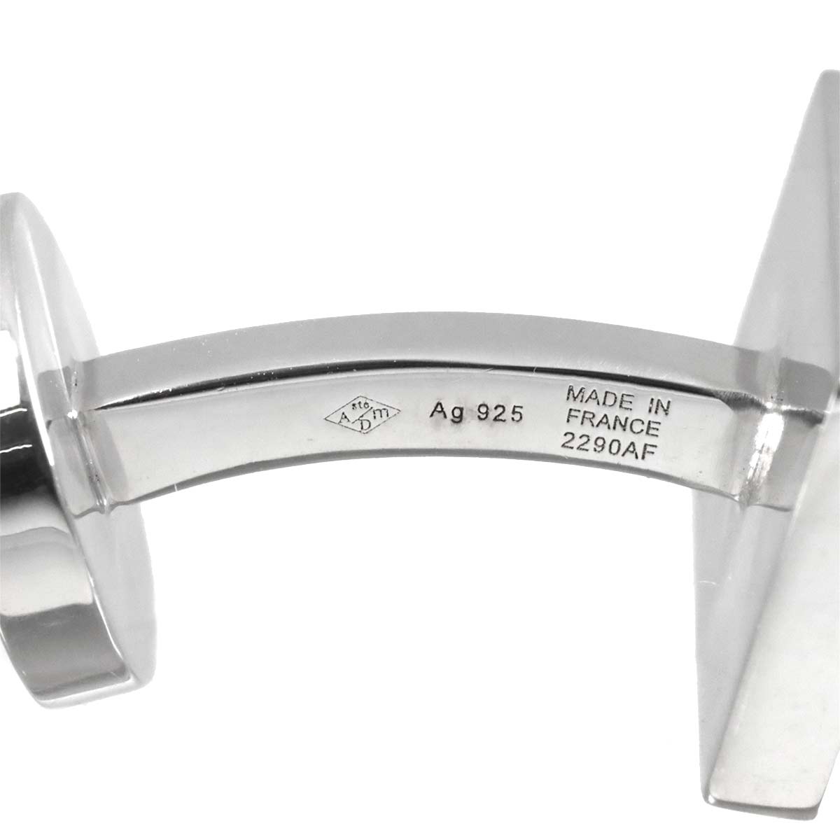 Double C de Cuff Links Silver 925