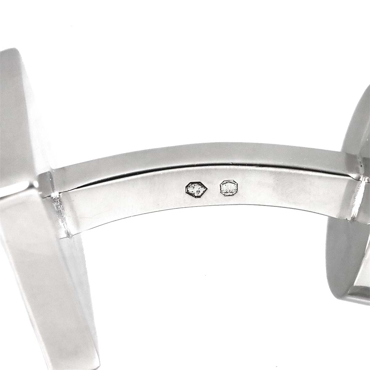 Double C de Cuff Links Silver 925