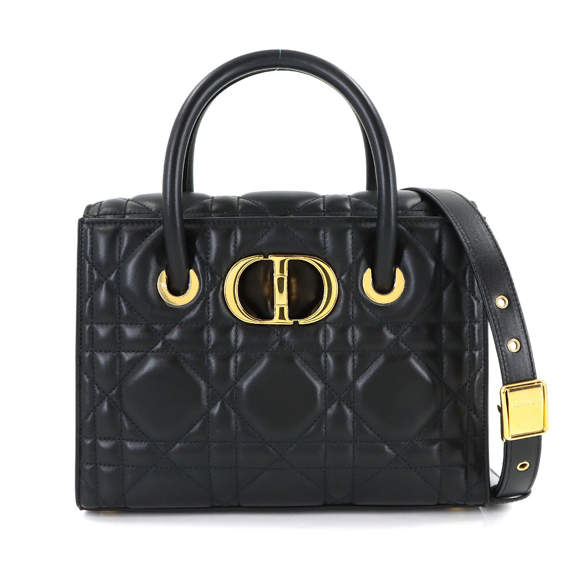 Macro Cannage Saint Honore Hand Shoulder Bag Leather