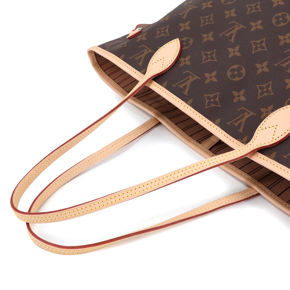 Monogram Neverfull MM Tote Bag Beige M46975 Purse