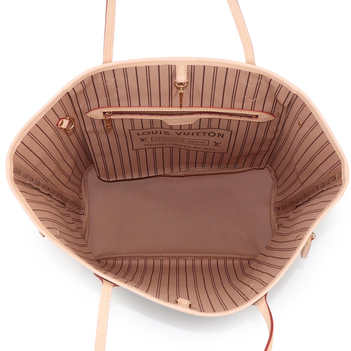 Monogram Neverfull MM Tote Bag Beige M46975 Purse