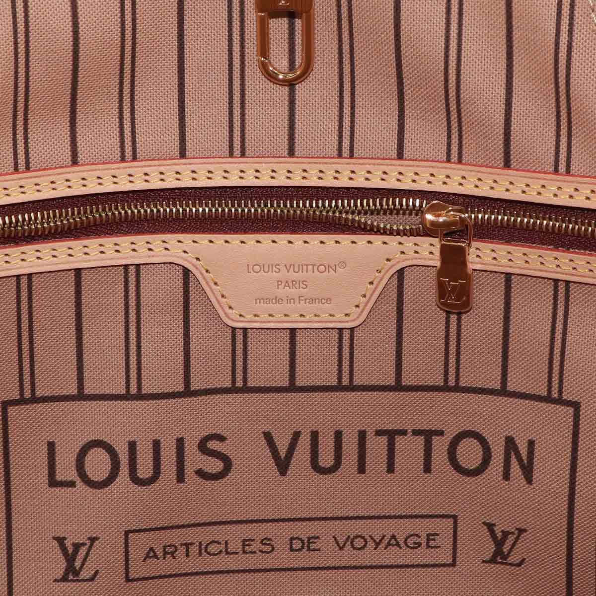 Monogram Neverfull MM Tote Bag Beige M46975 Purse