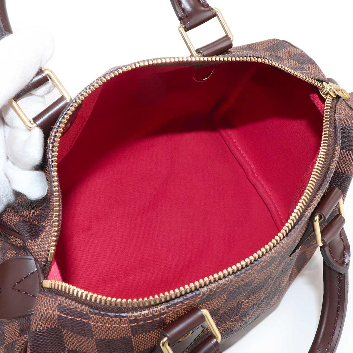 Damier Speedy 25 Hand Bag Ebene N41532 Purse