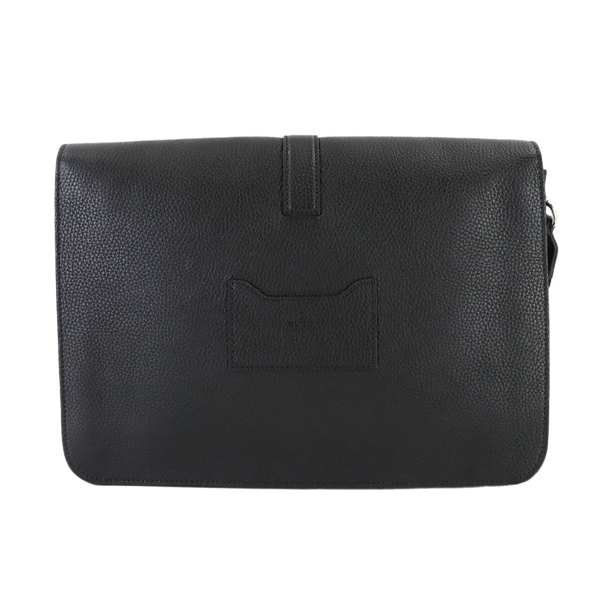 Clutch Bag Leather Black 816755 Web Stripe Purse