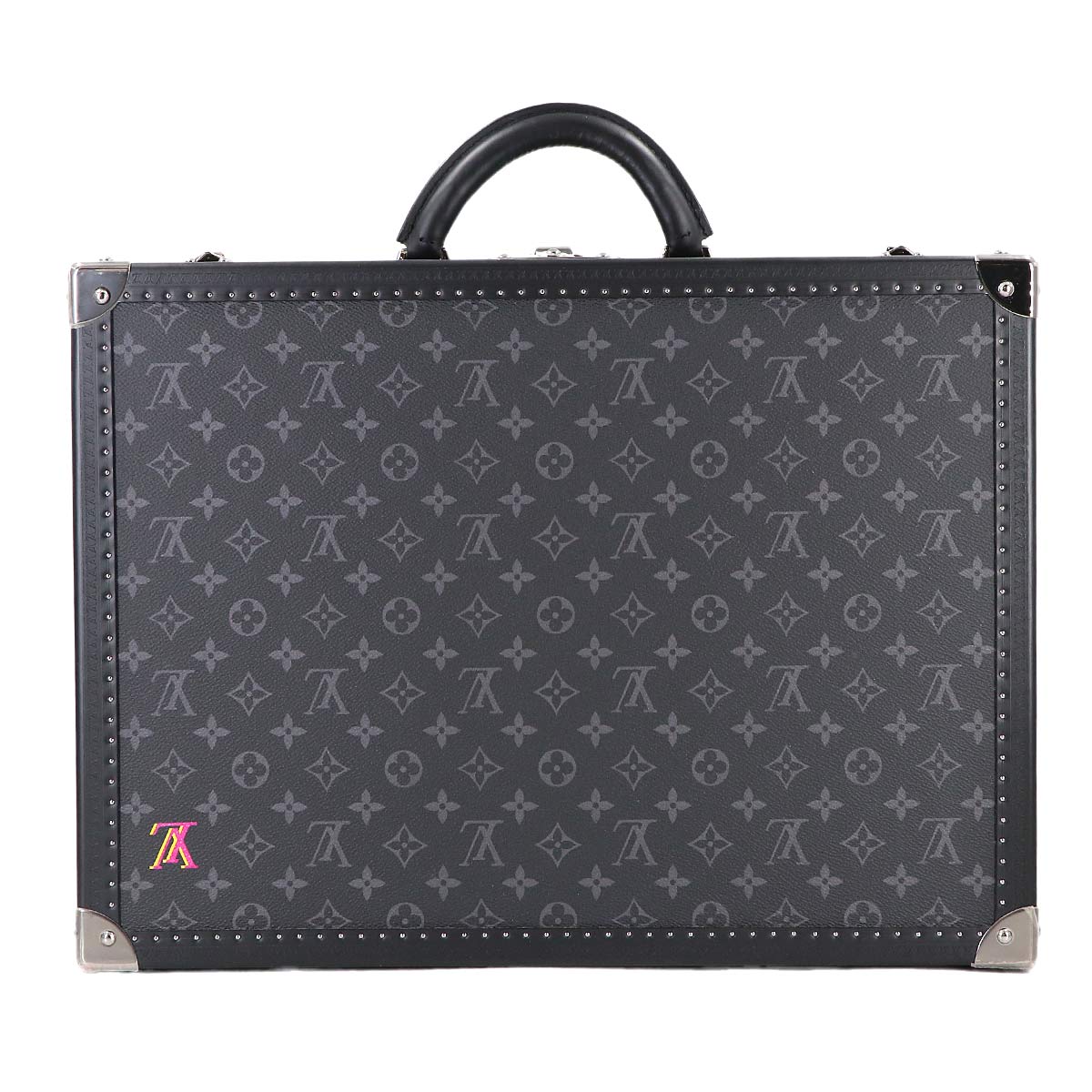 Monogram Eclipse Cotteville 50 SPO Trunk Case Bag Black