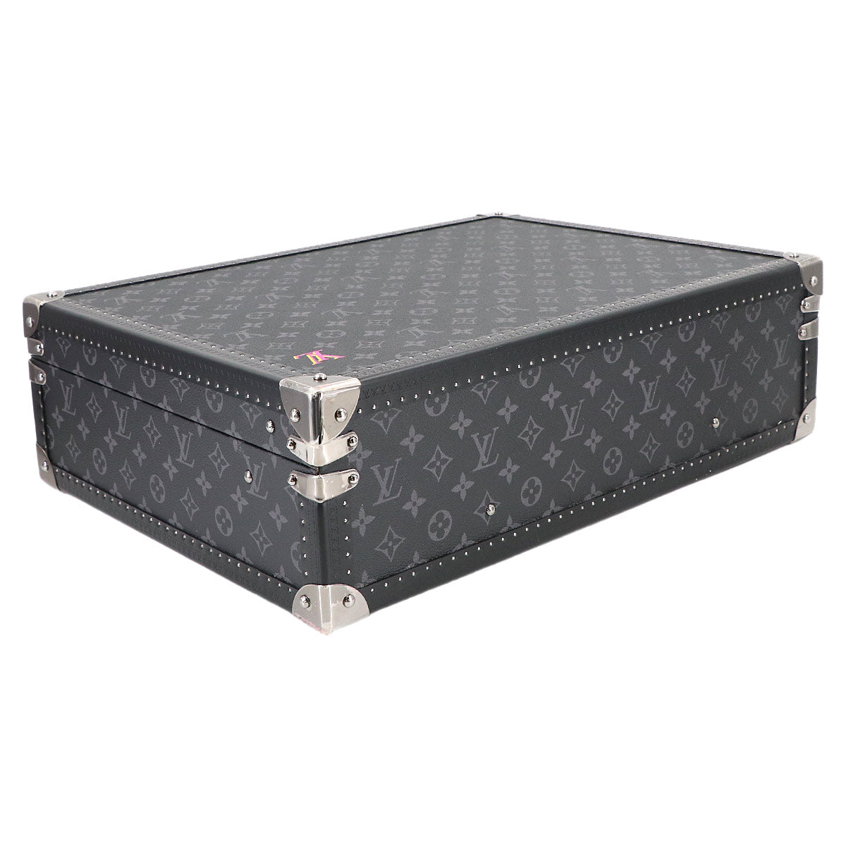 Monogram Eclipse Cotteville 50 SPO Trunk Case Bag Black