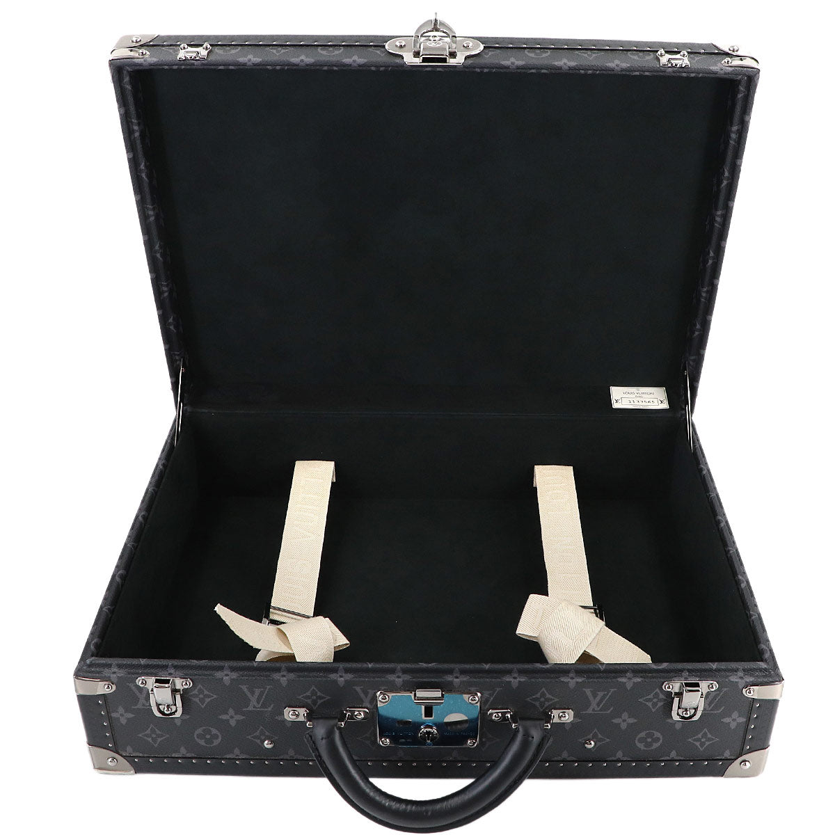 Monogram Eclipse Cotteville 50 SPO Trunk Case Bag Black