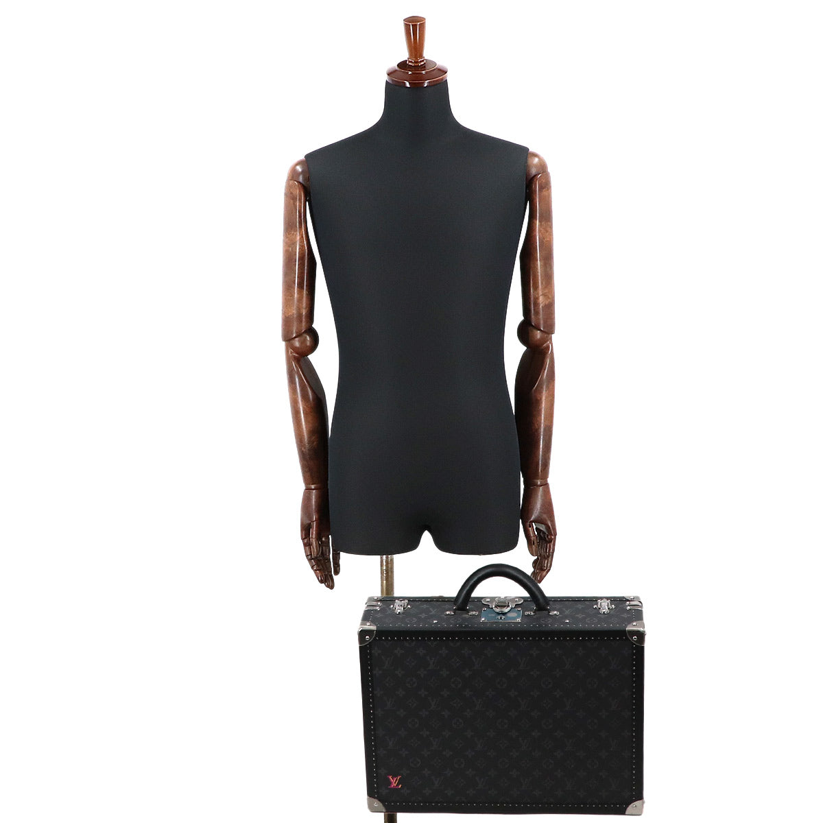 Monogram Eclipse Cotteville 50 SPO Trunk Case Bag Black