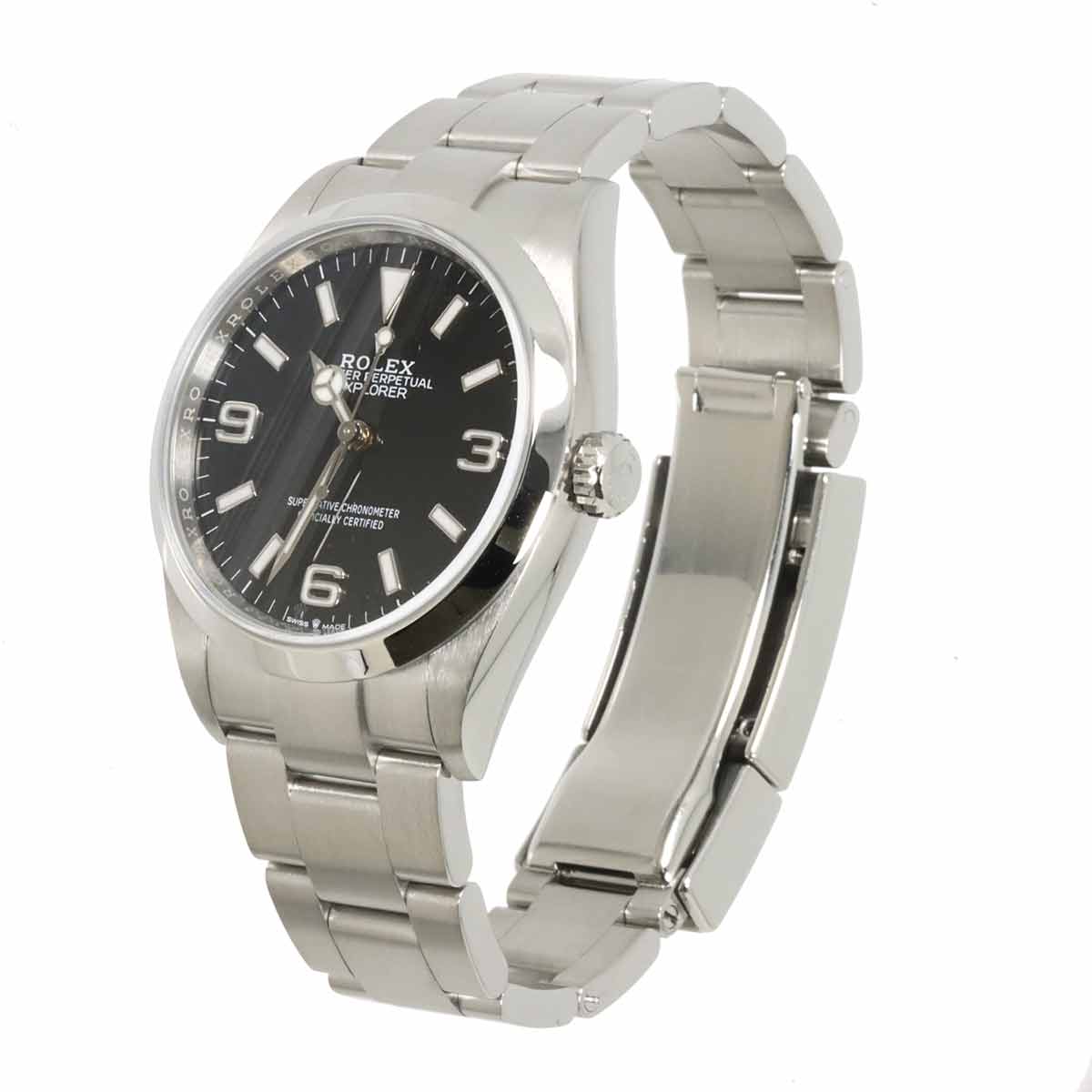 Explorer 1 124270 Serial Random Automatic Black Dial Mens Watch
