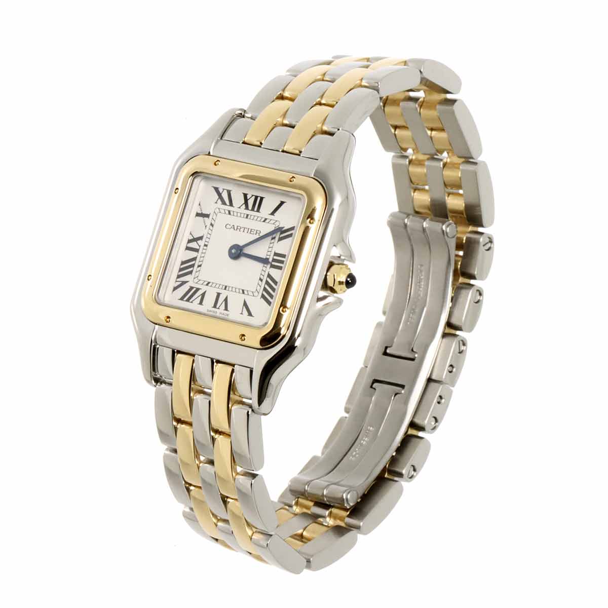 Panthere de Cartier W2PN0007 Silver Dial 750 Yellow Gold