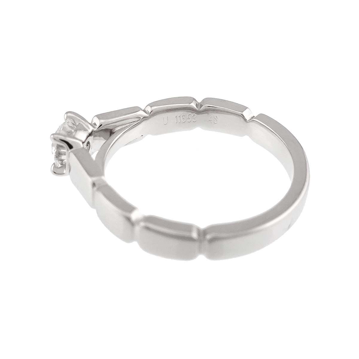 CHANEL Diamond 0.31ct E/VVS1/3EX Ring Pt size48 4-4.5(US)