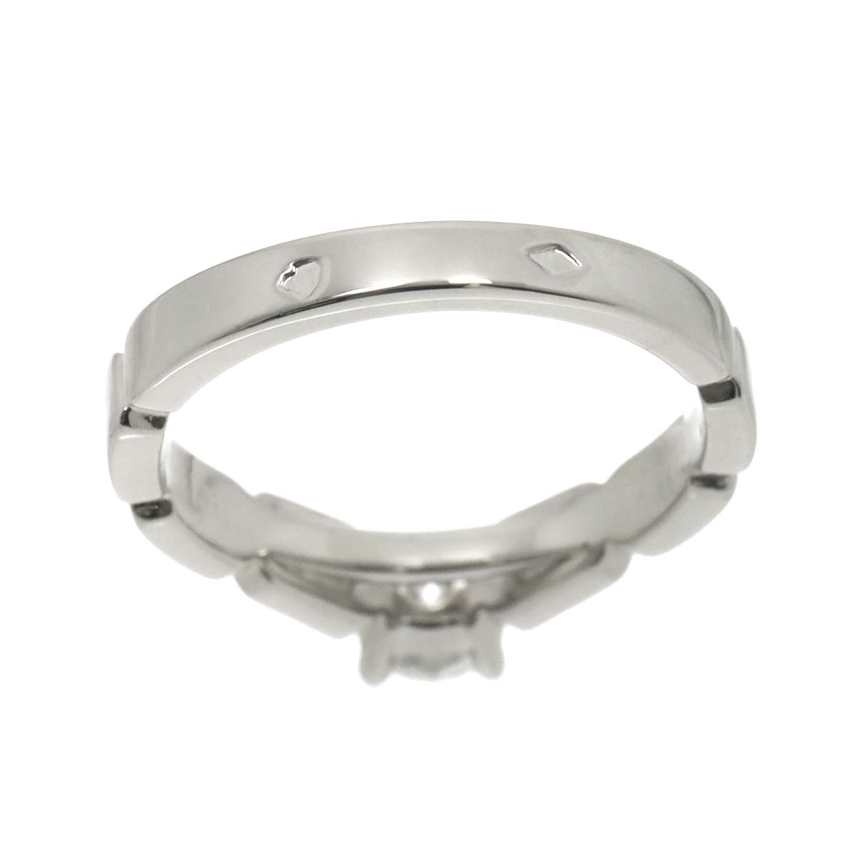 CHANEL Diamond 0.31ct E/VVS1/3EX Ring Pt size48 4-4.5(US)