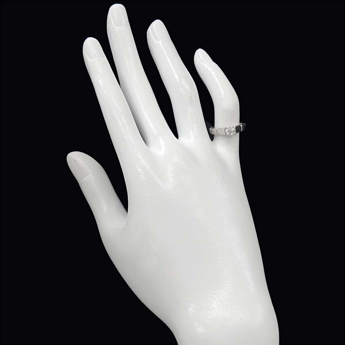 CHANEL Diamond 0.31ct E/VVS1/3EX Ring Pt size48 4-4.5(US)