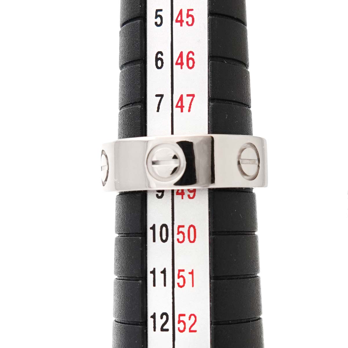 Love Ring 18K White Gold 750 size49 4.5(US)