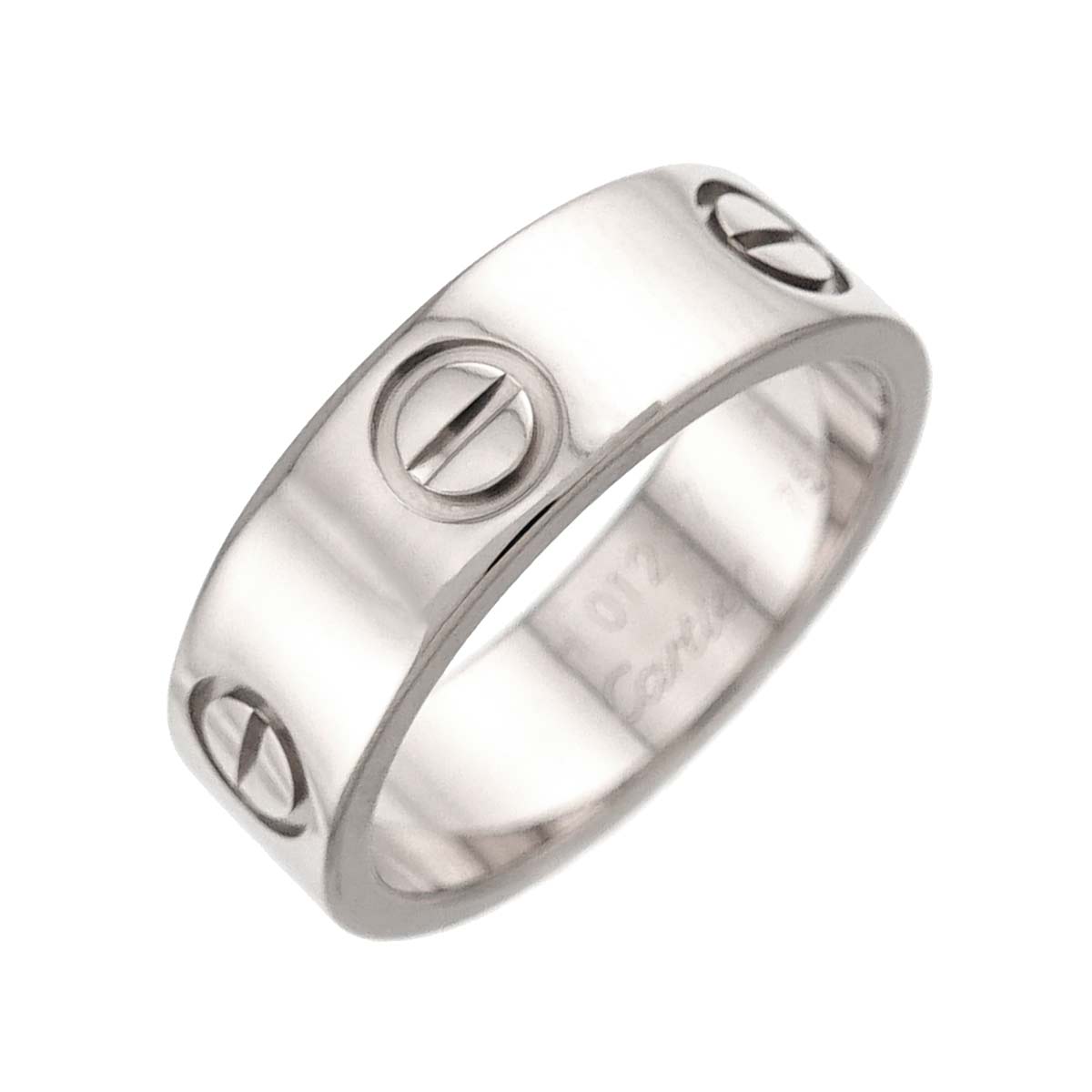 Love Ring 18K White Gold 750 size49 4.5(US)