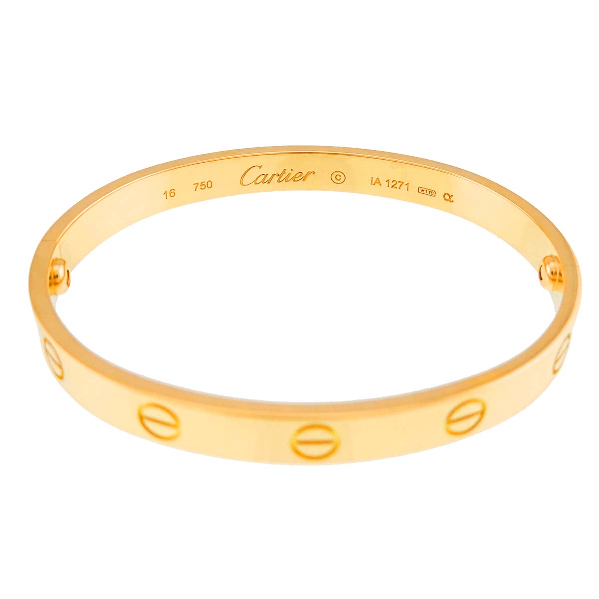 Love Bracelet 18K Yellow Gold 750 Size16