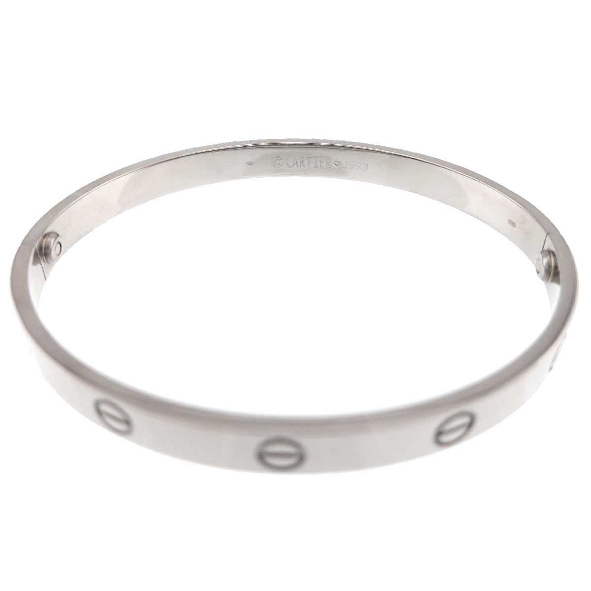Love Bracelet Bangle 18K WG 750 Size19