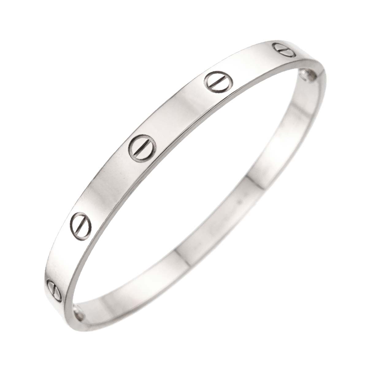 Love Bracelet Bangle 18K WG 750 Size19