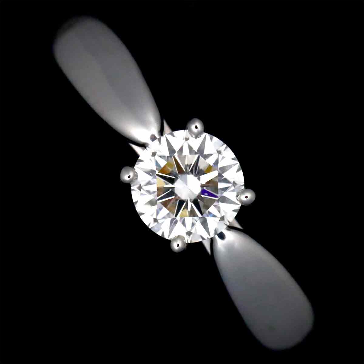 Harmony Diamond 0.35ct F/VS1/3EX Ring Pt Size5.25(US)