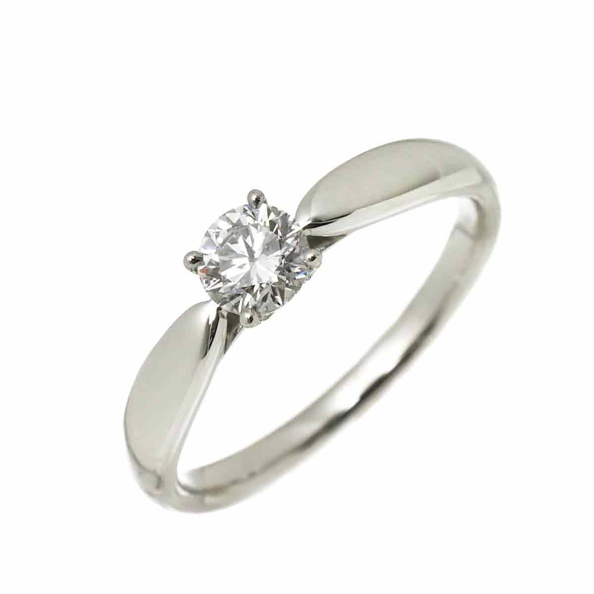 Harmony Diamond 0.35ct F/VS1/3EX Ring Pt Size5.25(US)