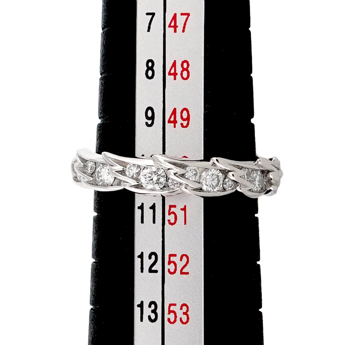 Wings Narrow Diamond 0.76ct Ring Platinum Size5.25(US)