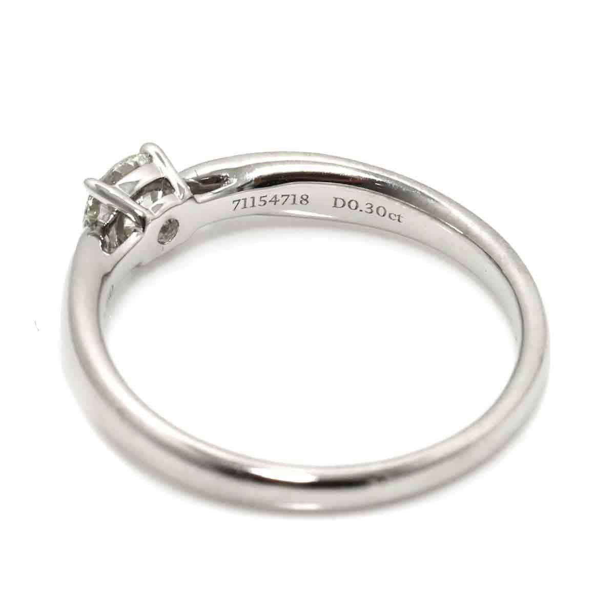 Harmony Diamond 0.30ct H/VS2/3EX Ring Pt Size5.75-6(US)