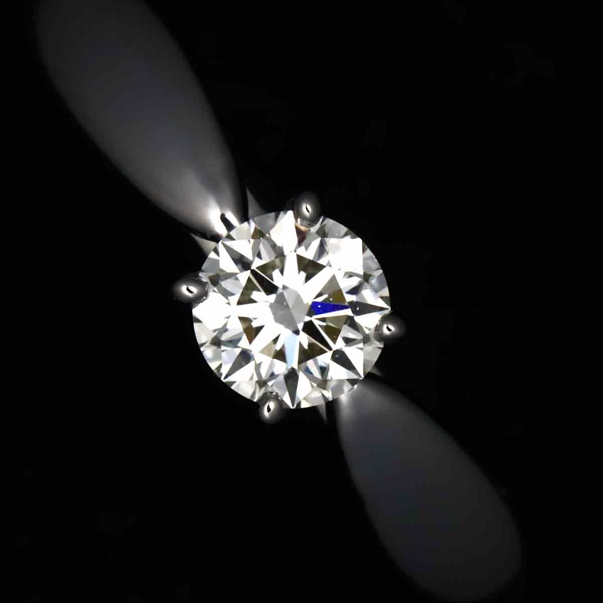 Harmony Diamond 0.30ct H/VS2/3EX Ring Pt Size5.75-6(US)